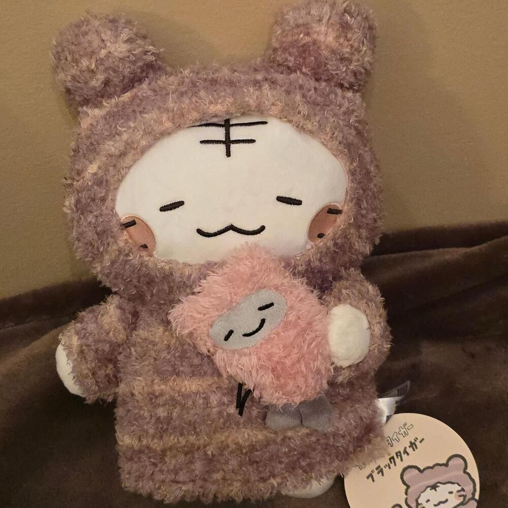 White Tiger and Black Tiger Roomwear BIG Plush Usagi Sensei ホワイトタイガーとブラックタイガー